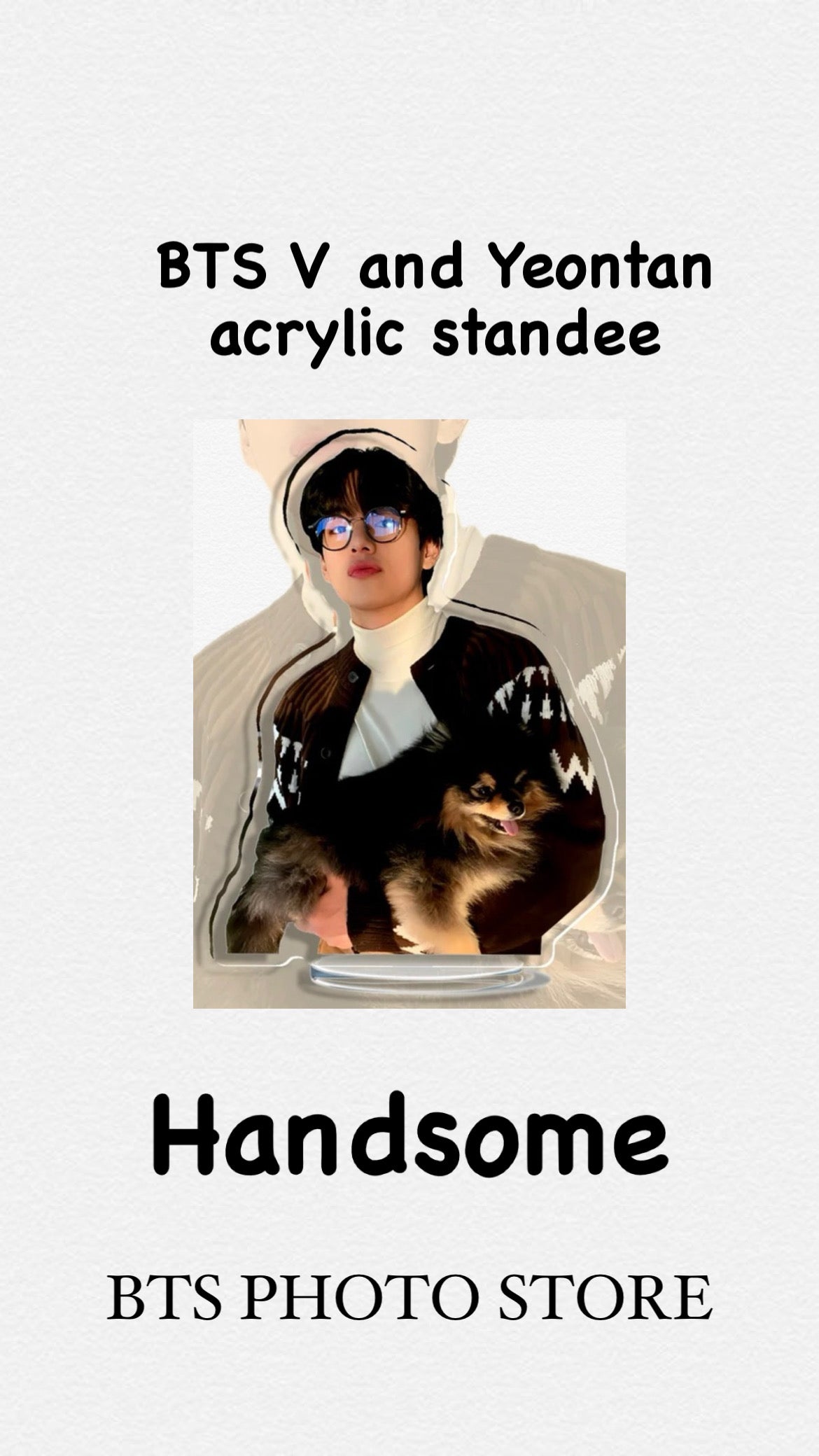 V and Yeontan Pic Acrylic Standde