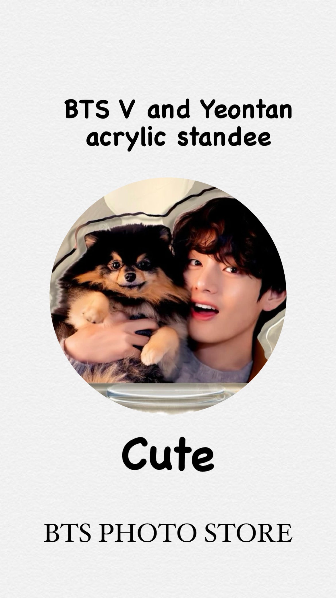 V and Yeontan Pic Acrylic Standde