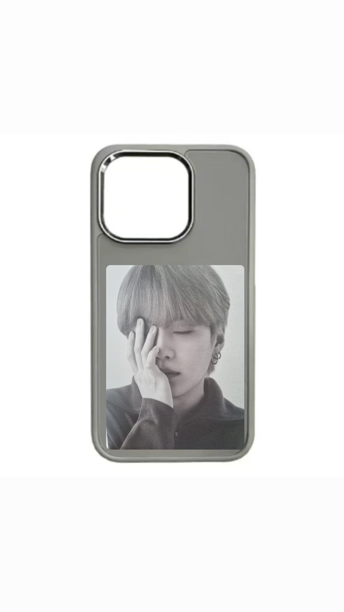 Suga's visual image on the phone case