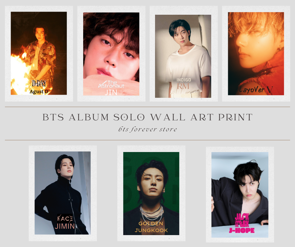 BTS Solo Photo Album 2023 Poster - Limited Edition Collection