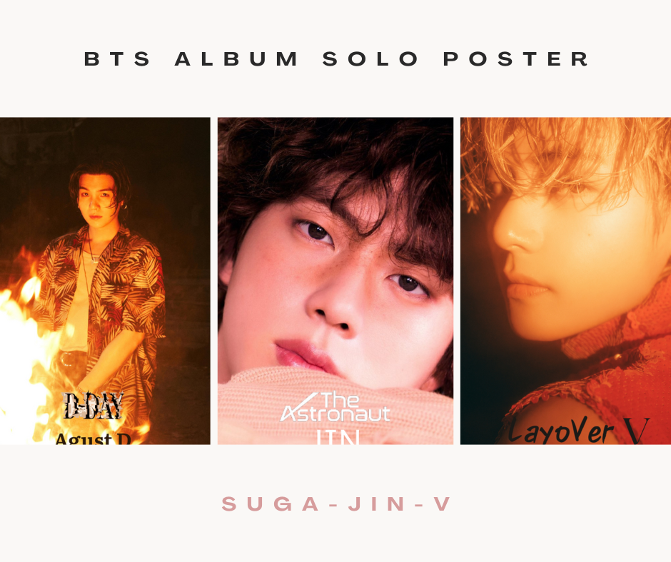 BTS Solo Photo Album 2023 Poster - Limited Edition Collection