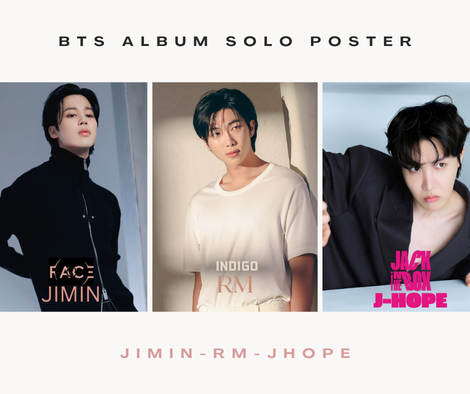 BTS Solo Photo Album 2023 Poster - Limited Edition Collection