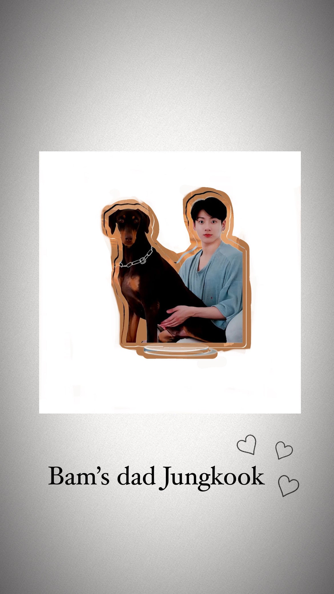 Bam’s Dad Jungkook Pic Acrylic Standee in BTS PHOTO Store