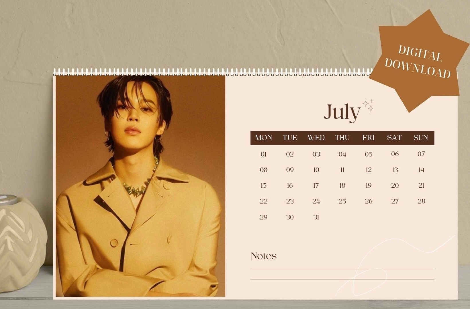 Jimin BTS 2024 CALENDAR 