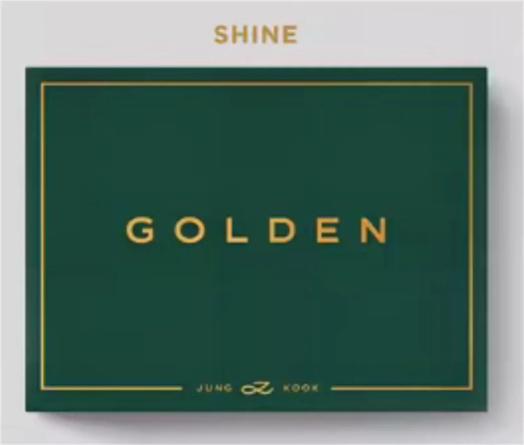 CD from BTS Jungkook's solo album 'GOLDEN,' featuring all the tracks from the album.