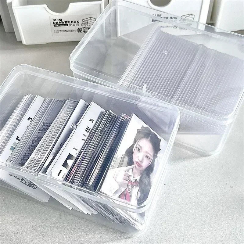 Photo Card Storage Box Waterproof Photo Holder