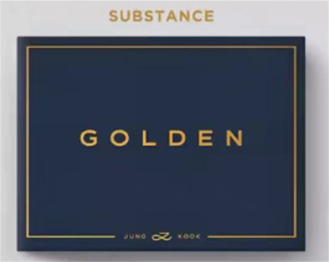 CD from BTS Jungkook's solo album 'GOLDEN,' featuring all the tracks from the album.